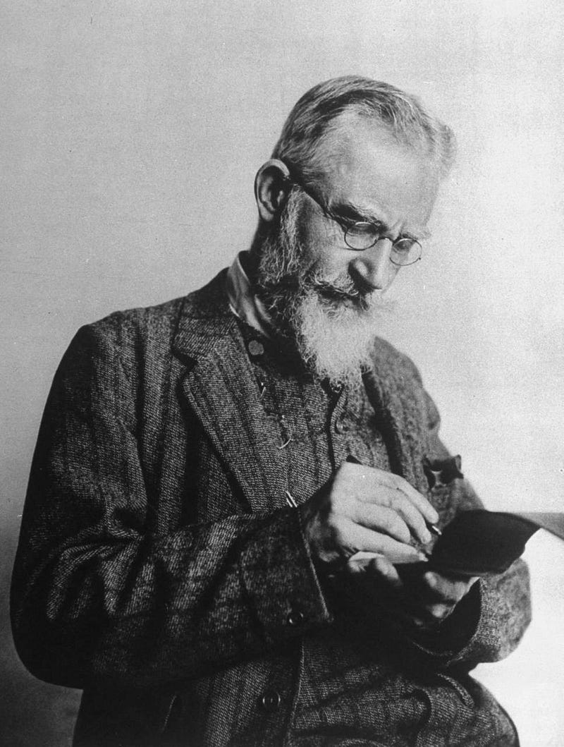 George Bernard Shaw - The unreasonable playwright is invited to a party