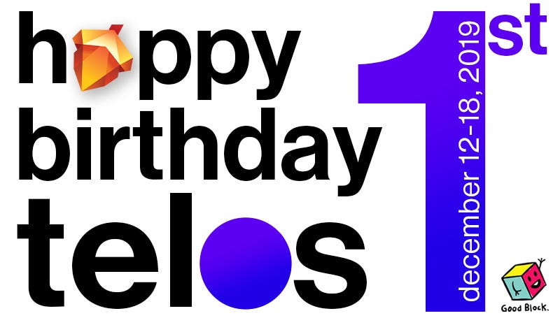 Happy 1st Birthday, Telos!