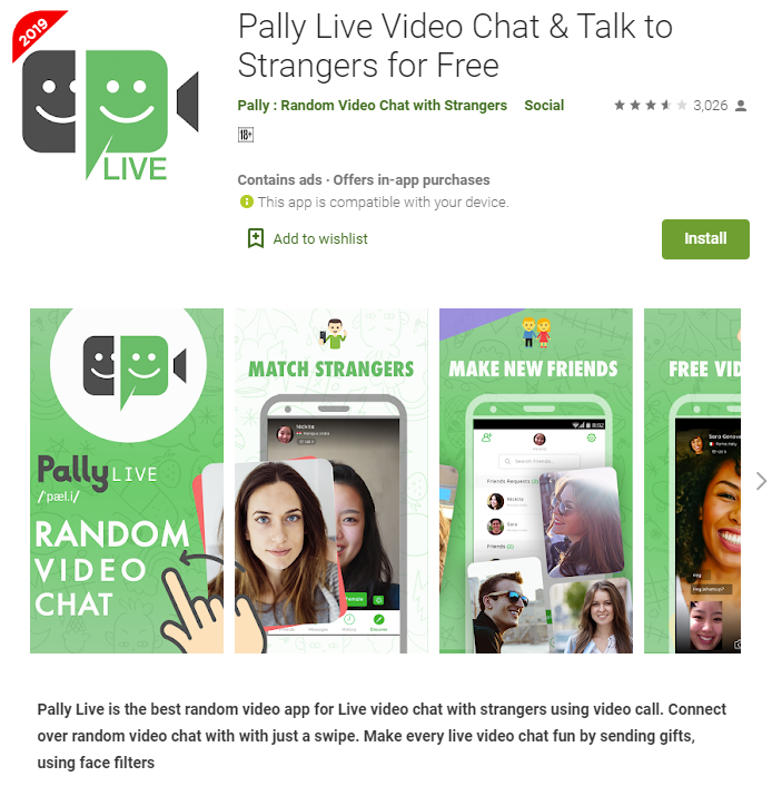 Strangers with video random call Free Private
