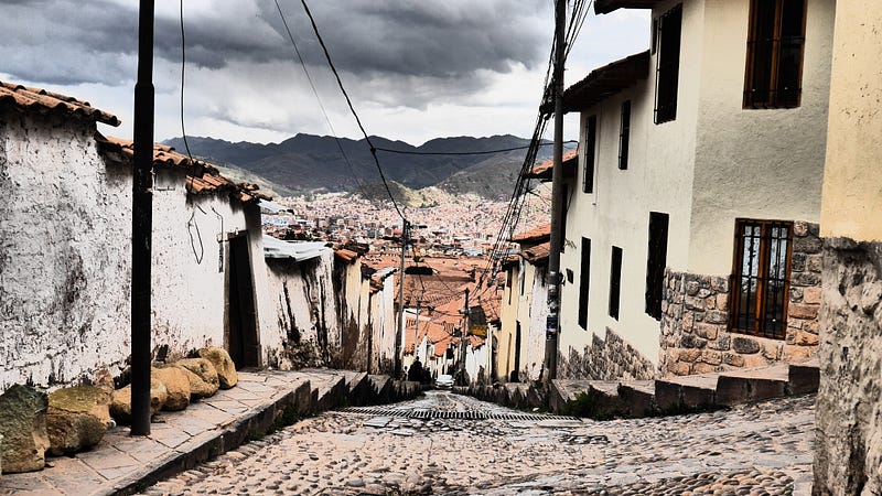 Modern Peruvian buildings