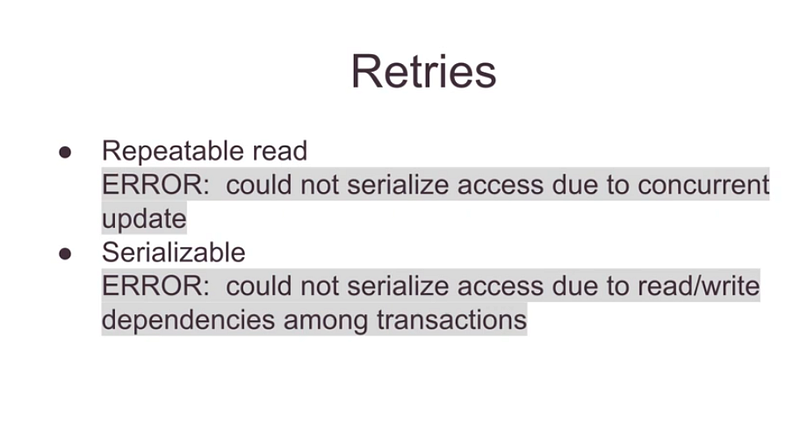 PostgreSQL Concurrency, Locking, and Isolation Levels