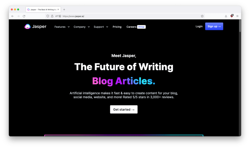 Jasper AI Writer