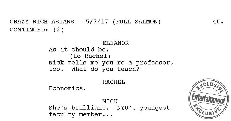 “Crazy Rich Asians screenwriters break down their script for Rachel and Eleanor’s first meeting”