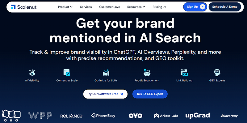 scalenut ai search visibility