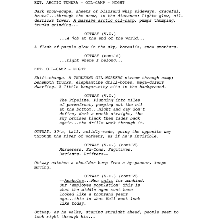 Page One: “The Grey” (2011)