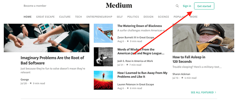 how to write your first medium article