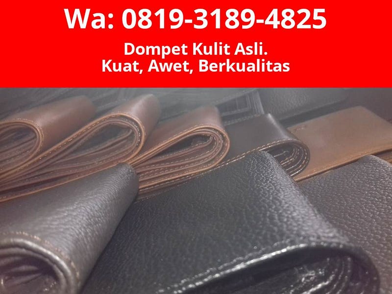 TERLARIS Dompet Kulit Pria Asli Di Malang  Pusat 