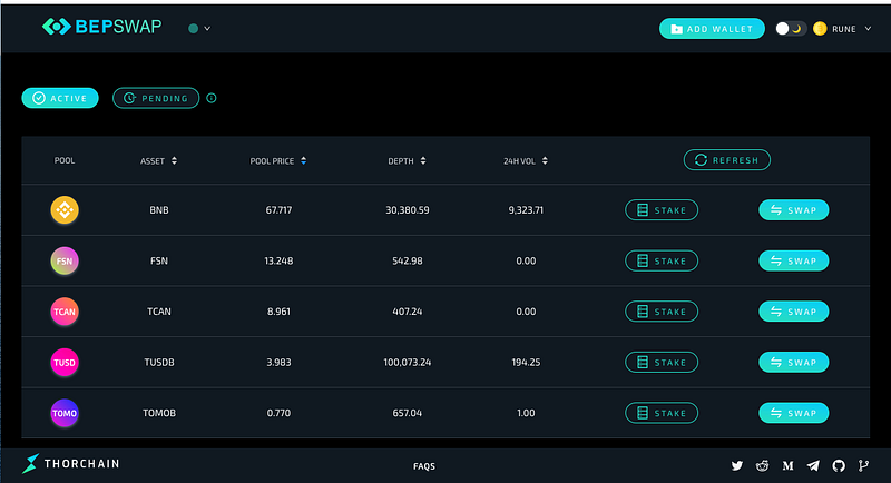 THORChain release Testnet 3