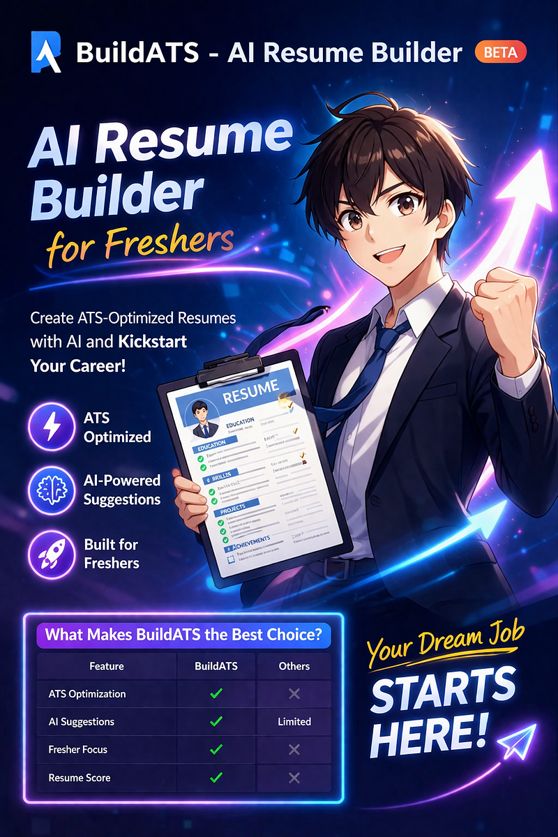 Ai resume builder for freshers