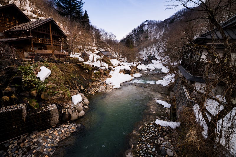 The riverside Takaragawa Onsen in Gunma Prefecture’s Minakami