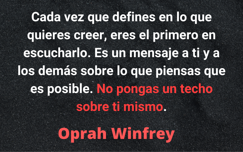 Frases para Emprendedores — Oprah Winfrey