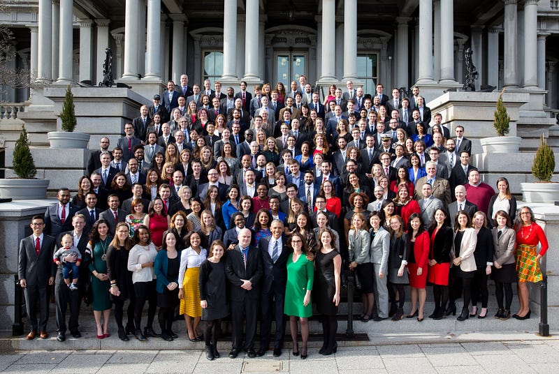 USDS in January 2017. Bonus points if you can find me. (Official White House Photo)