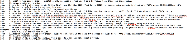 code sample