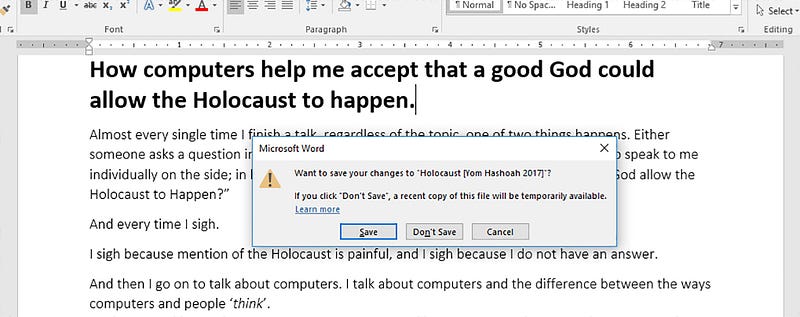 how could i prevent the holocaust how could i prevent the holocaust