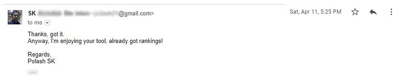 Polash Started Ranking On Multiple Keywords in Just a Couple of Weeks.