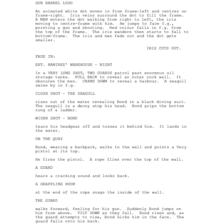 Page One: “Goldfinger” (1964)