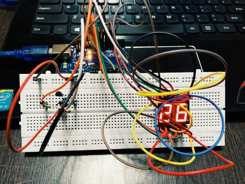 Proyek Arduino Uno 2 Mengukur Suhu Dengan Output Ke Seven Segment 3159