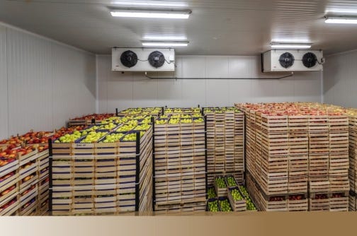 cold storage room chiller buah sayuran