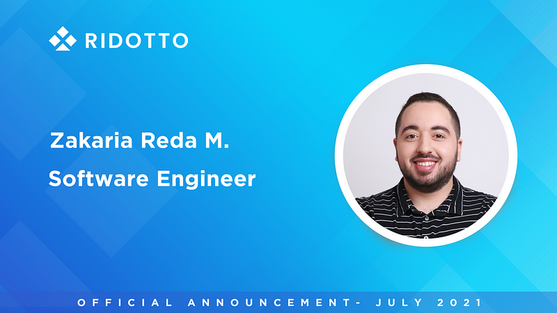 Meet the Ridotto team : Zakaria