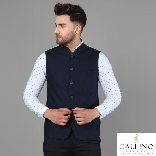 buy stylish waistcoat for men, branded waistcoat for men online india