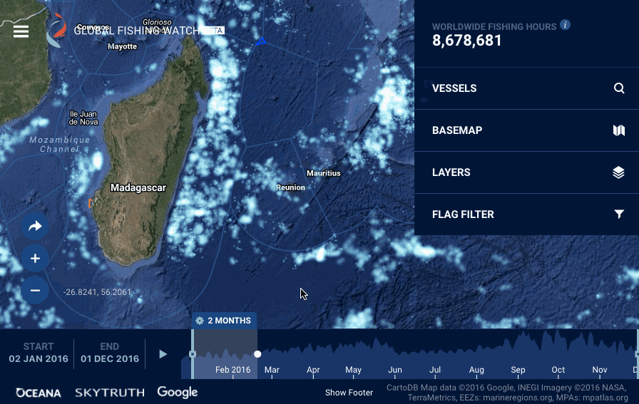 Saving the 🐟 with 🐰 : how we used WebGL and Pixi.js for temporal mapping