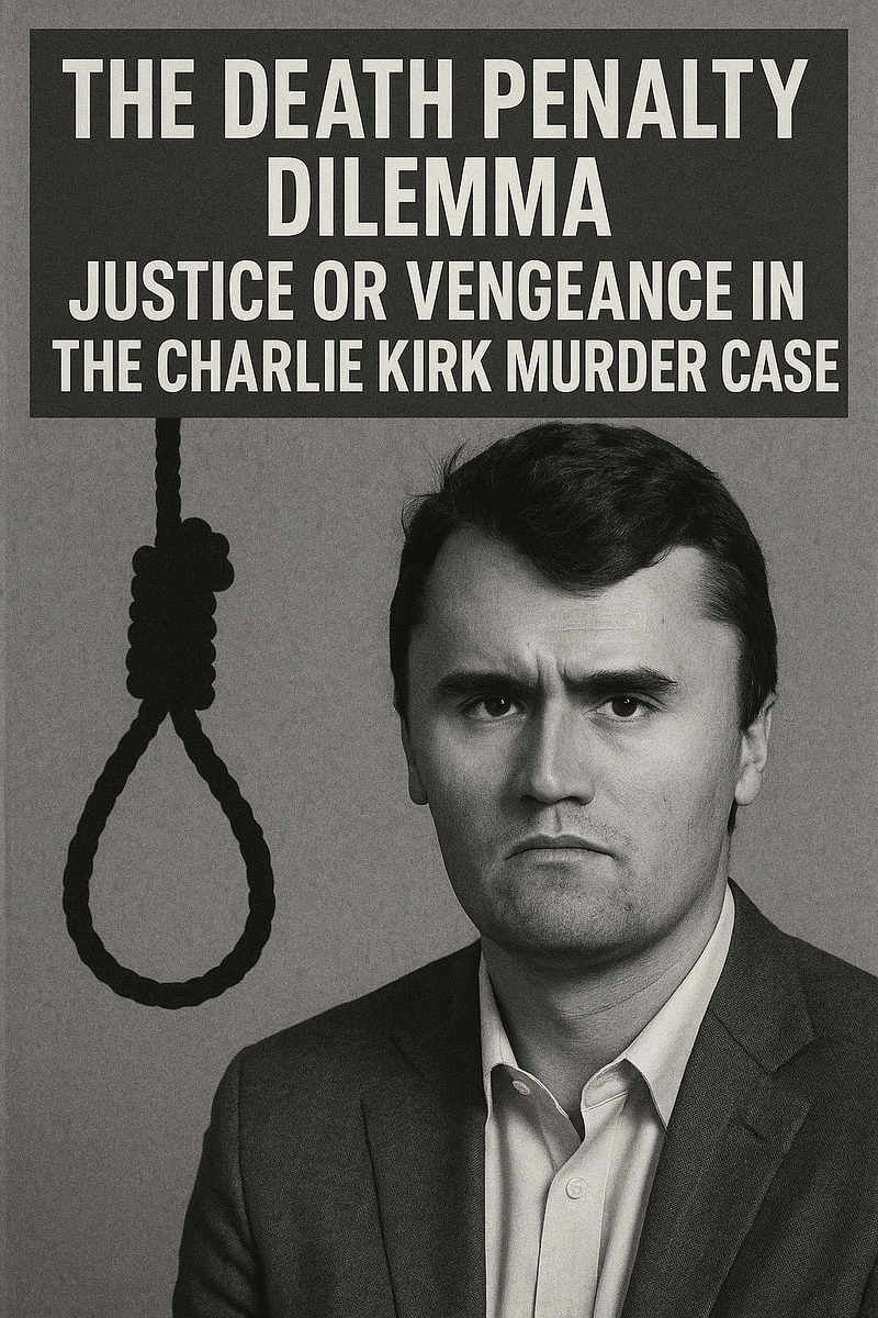 The Death Penalty Dilemma: Justice or Vengeance in the Charlie Kirk Murder Case