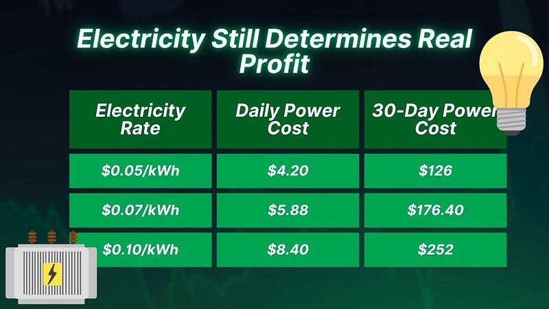 Electricity Still Determines Real Profit
