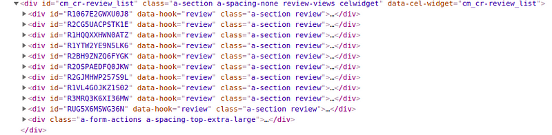 Scraping Amazon Reviews using Scrapy in Python