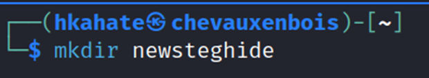 Making a new directory