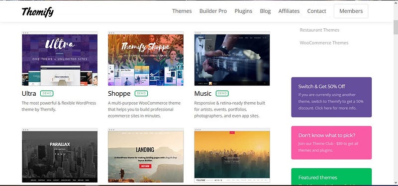 Themify WordPress themes