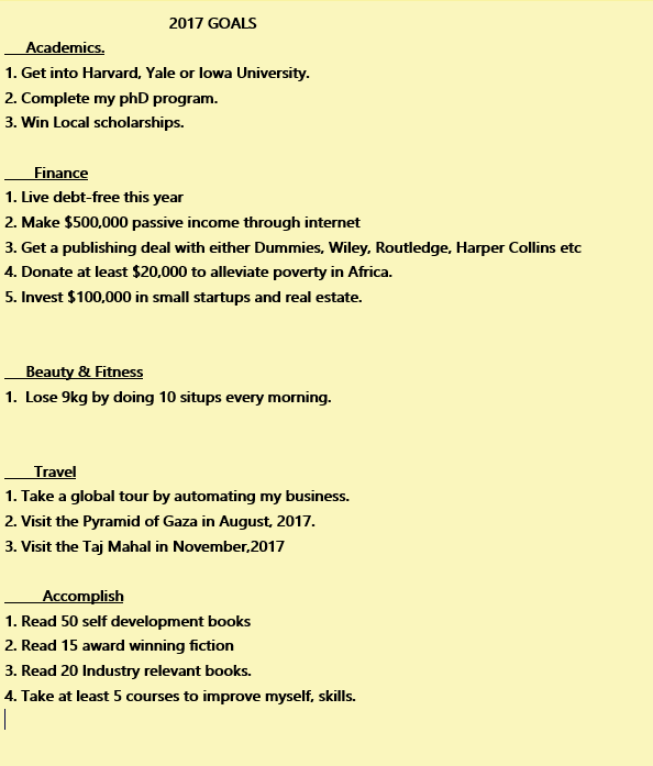 How to make 2017 your best year ever