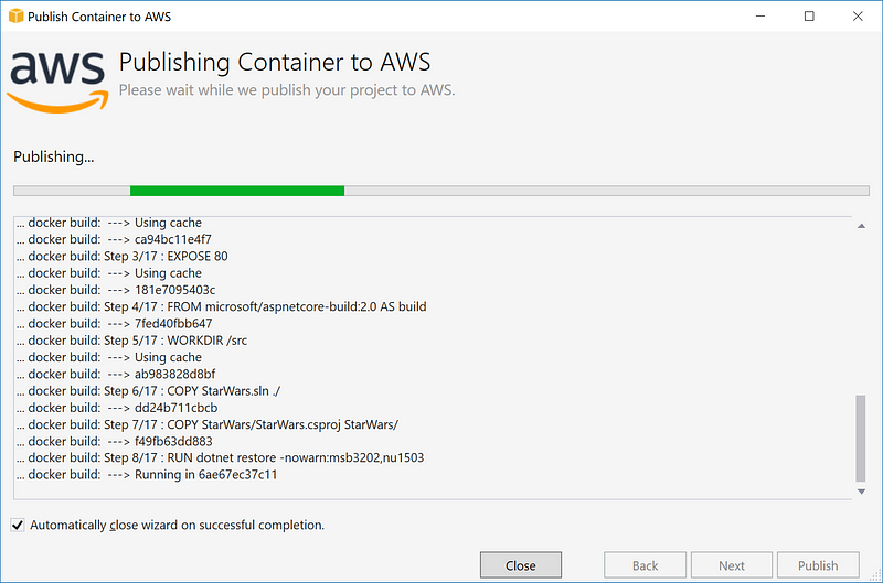 Publish Container to AWS
