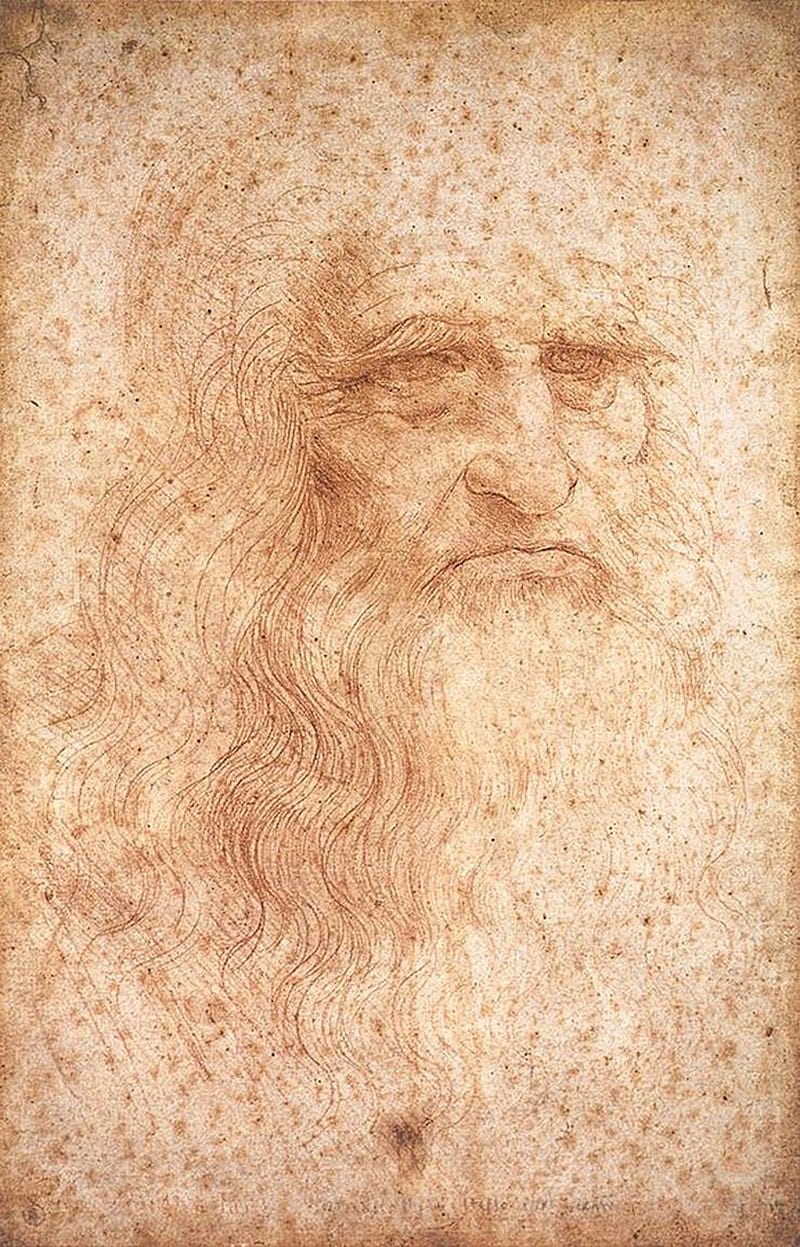 Leonardo da Vinci (Portrait of a Man in Red Chalk)