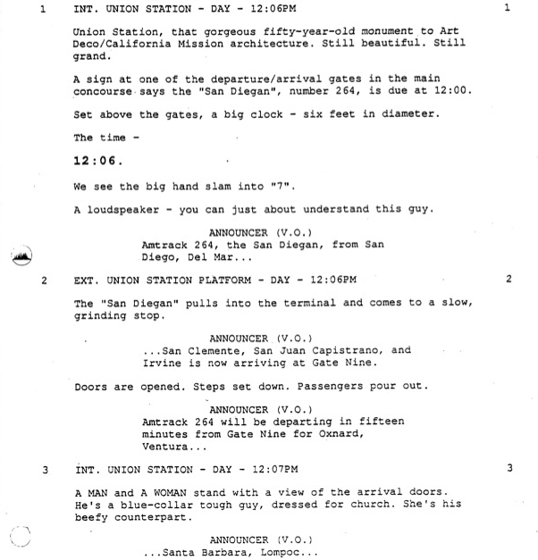 Page One: “Nick of Time” (1995)