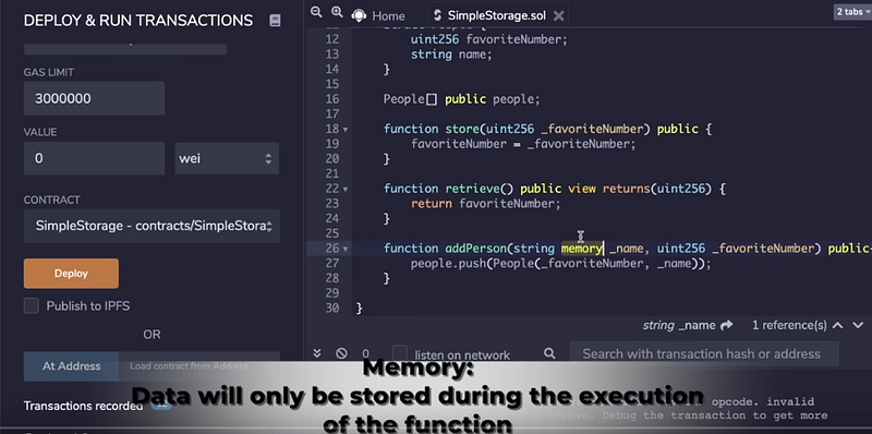 Notes for Solidity, Blockchain, and Smart Contract Course — Beginner to Expert Python Tutorial…