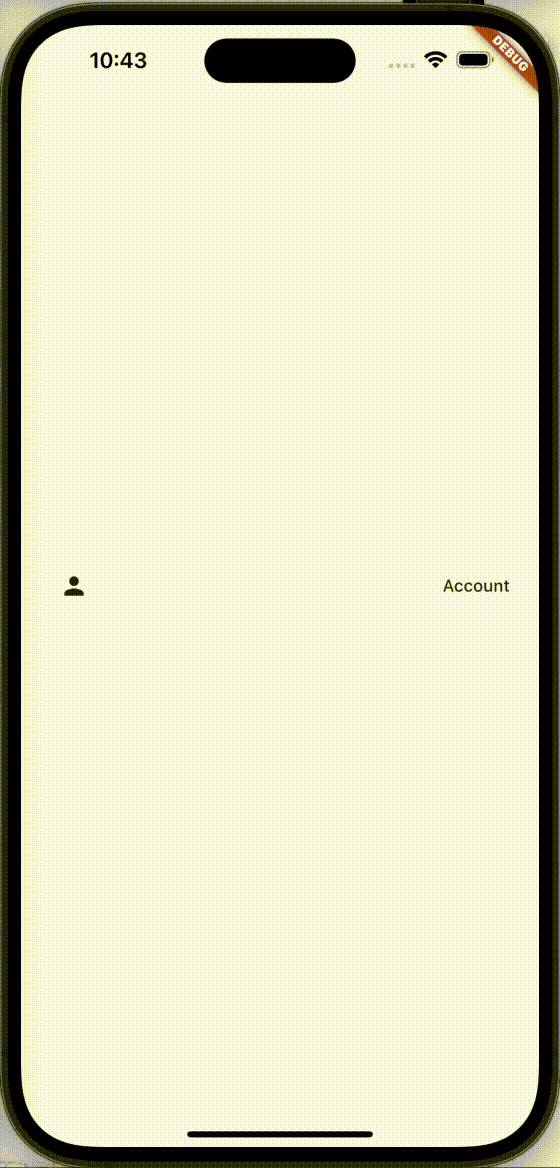 Snackbar displayed when the white space is tapped