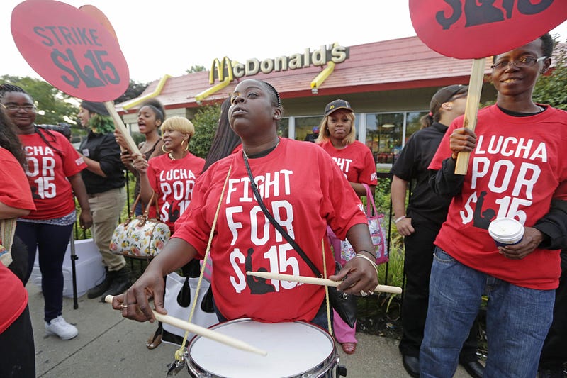 Sen. Sanders Proposes Dem Bill Hiking Min. Wage to $15/Hour Sen. Sanders Proposes Dem Bill Hiking Min. Wage to $15/Hour