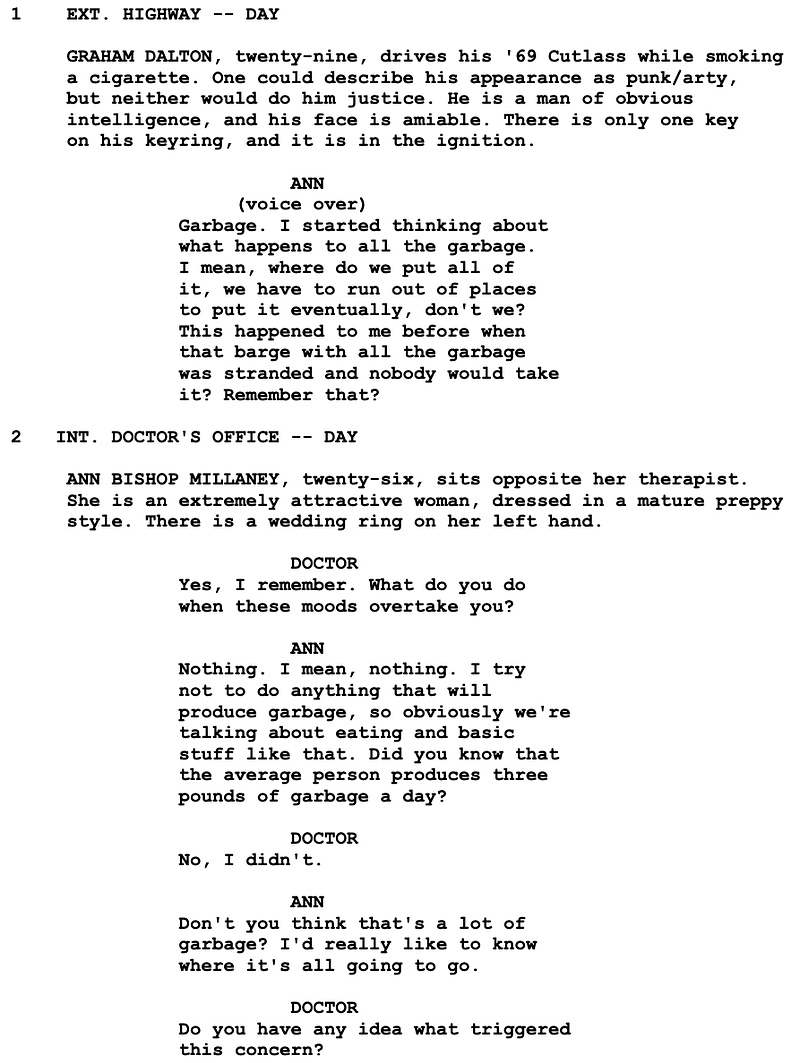 Page One: “Sex, Lies, and Videotape” (1989)