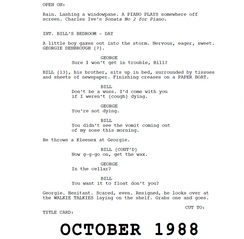 Page One: “It” (2017)