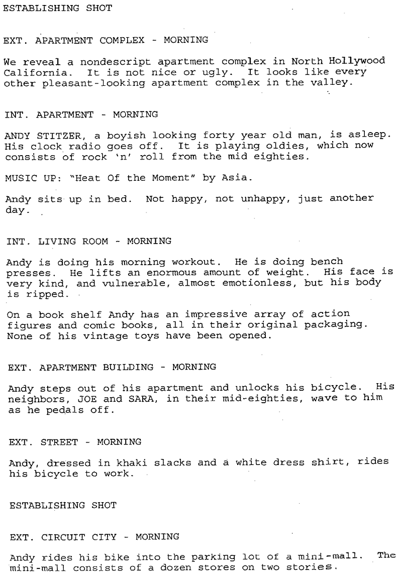 Page One: “The 40-Year-Old Virgin” (2005)