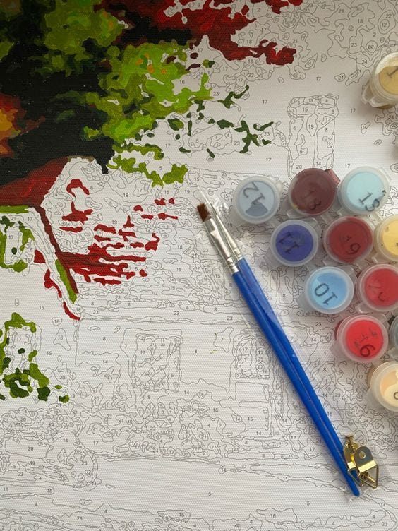 The Colors Within: Exploring Paint by Numbers Artistry
