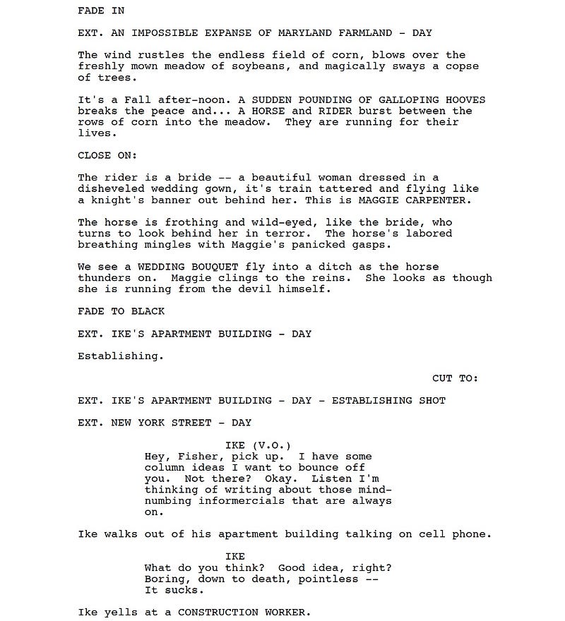 Page One: “Runaway Bride” (1999)