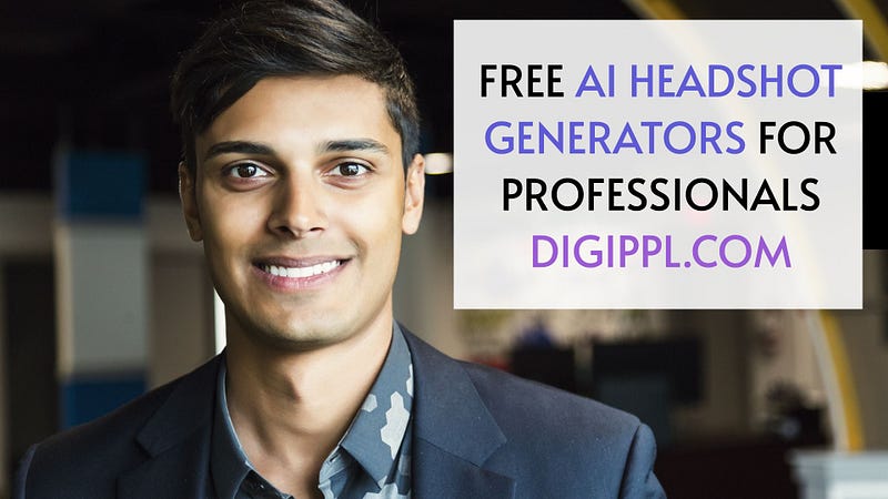 the best free ai headshot generator at digippl.com