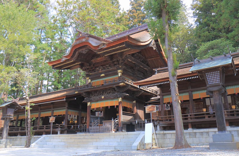 The Akimiya of Suwa Taisha in Nagano Prefecture