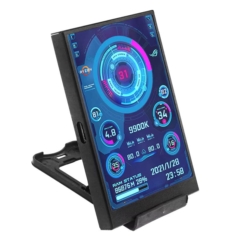 How I monitor my Claude Code usage on a 3.5-inch screen
