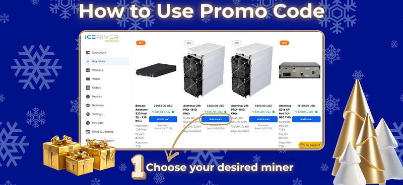 How to Use Promo Code Step 1