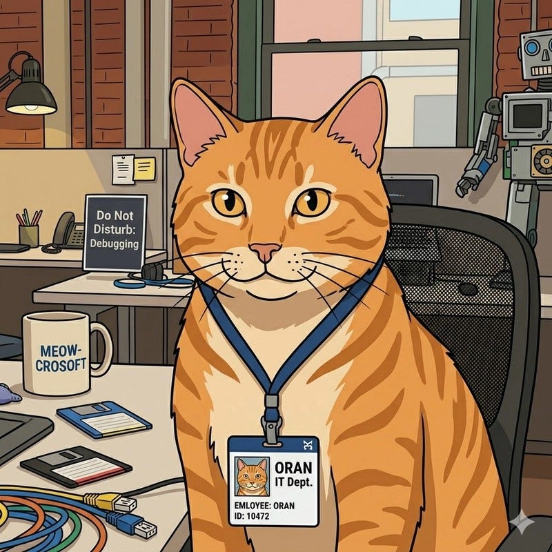 Coding Cat Oran Ep1, The Prompt Programmer.