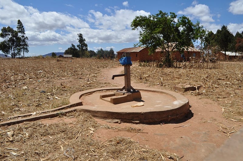 Broken well in Tanzania