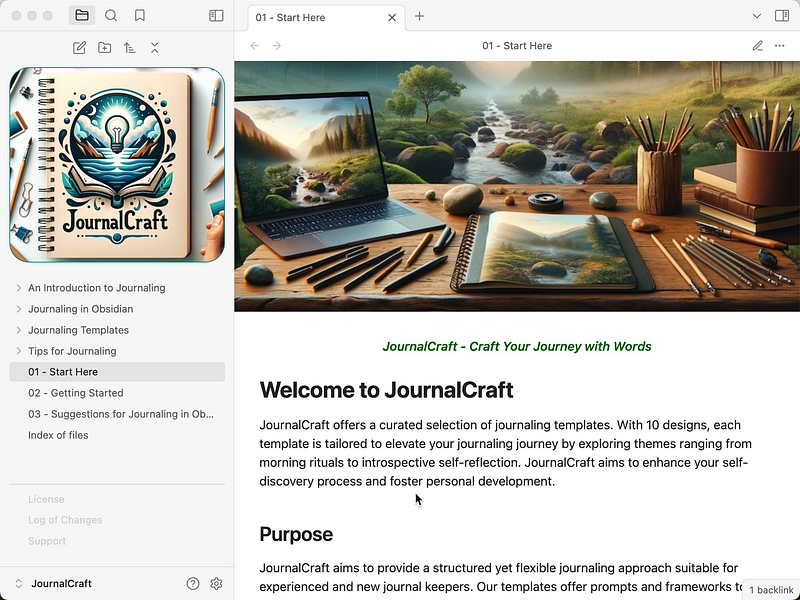 Trying Out a Complete Journaling Solution in Obsidian