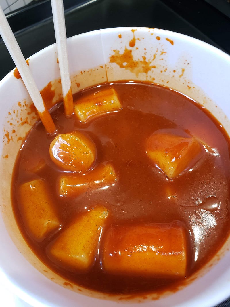 Tteokbokki in Seoul